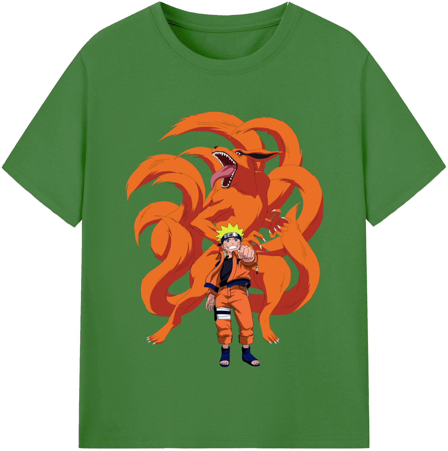 （画像用） NARUTO -ナルト- うずまき ナルト Uzumaki Naruto レディースカジュアルプリントTシャツ（綿100％）